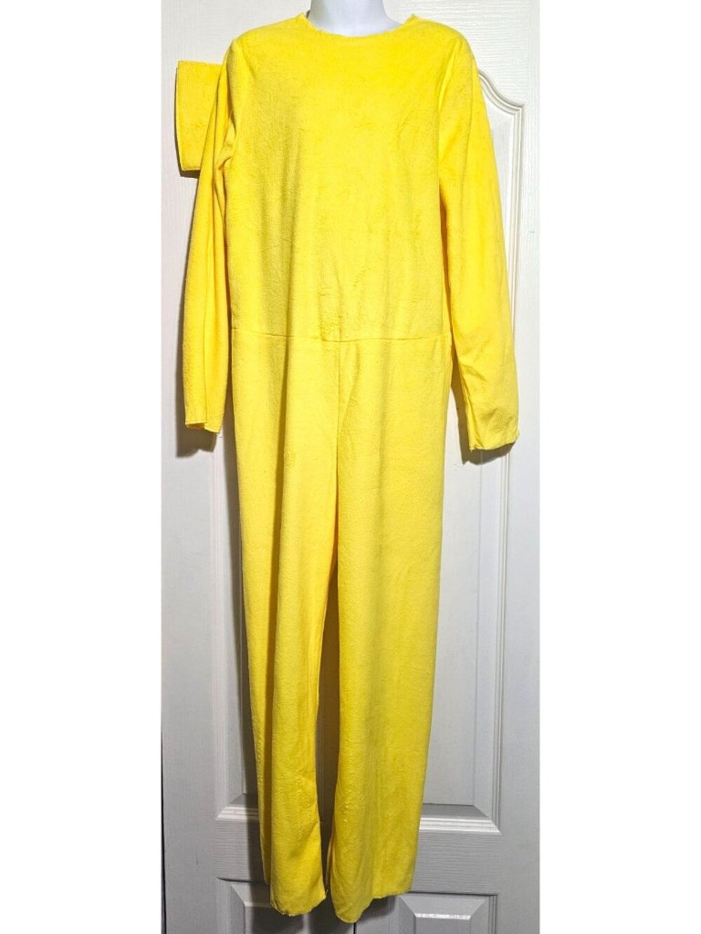 Pokemon Pikachu Classic Costume Kids 7-8 Attached Tail Mask Halloween Soft Suit - Picture 4 of 5